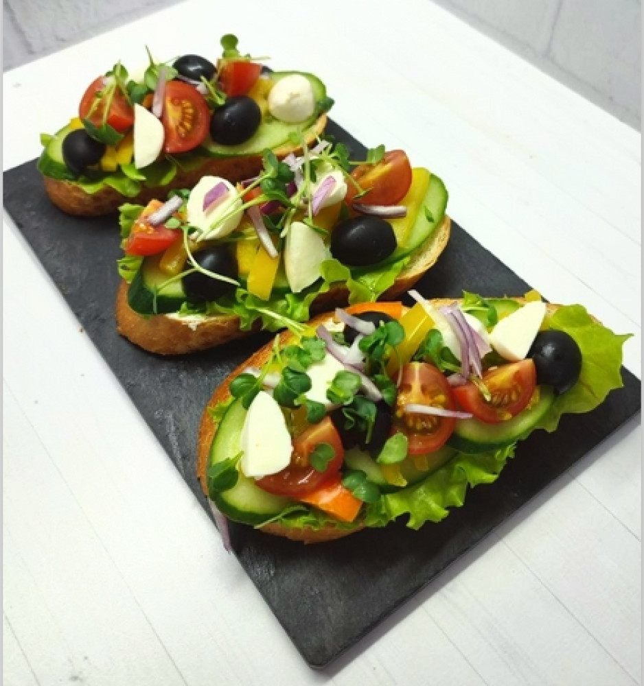 Брускетты "Греческие" - фото1 Брускетты "Греческие" - фото1