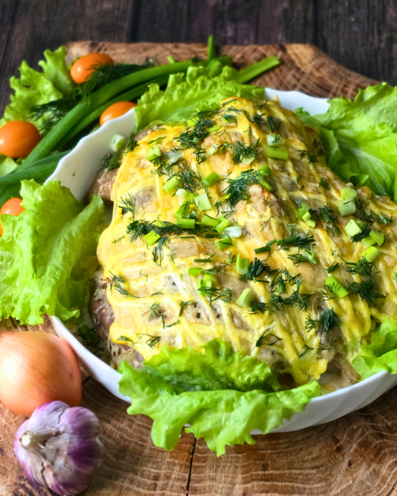 Рулька запечённая с сыром - фото1 Рулька запечённая с сыром - фото1