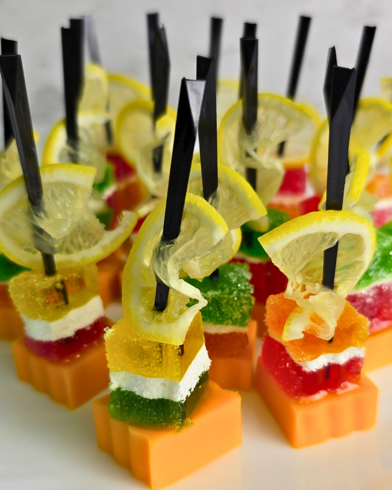 Канапе с лимоном и мармеладом - фото2 Канапе с лимоном и мармеладом - фото2