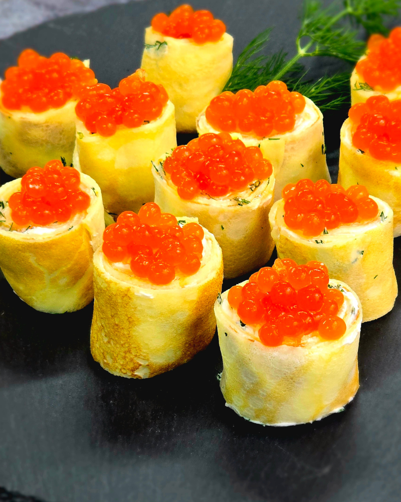 Блинчики с икрой - фото1