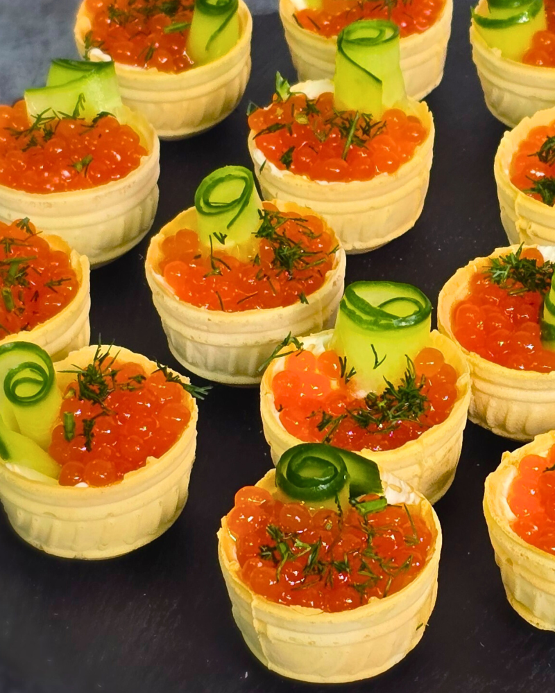 Тарталетки с икрой и огурцом - фото2 Тарталетки с икрой и огурцом - фото2